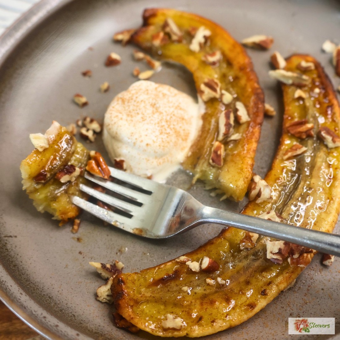 Air Fryer Caramelized Bananas