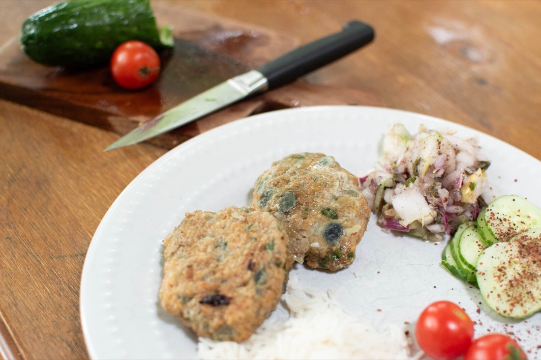 Baked Chicken Koftas