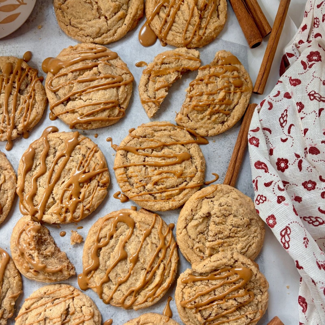 Brown Butter Dirty Chai Cookies with Espresso Glaze
