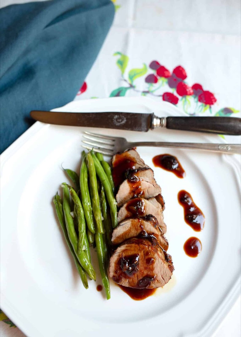 Chipotle Berry Glazed Pork Tenderloin