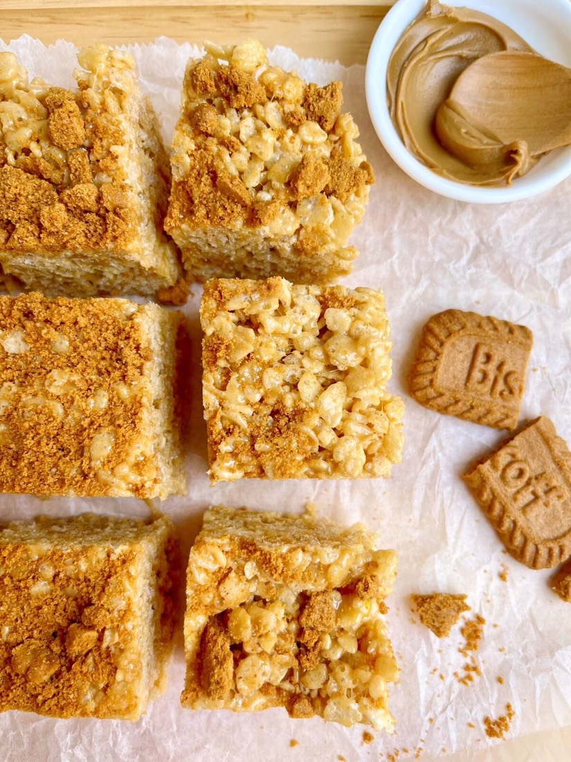 Cookie Butter Rice Krispie Treats
