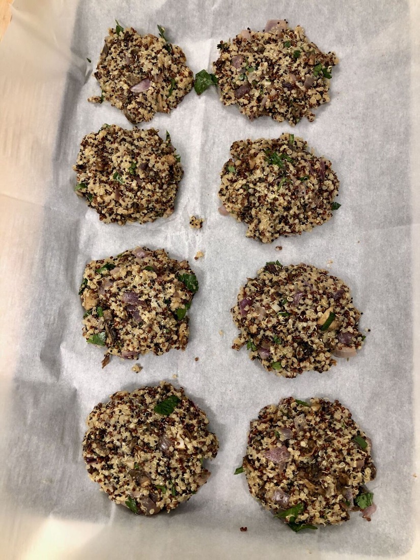 Mushroom & Quinoa Burger