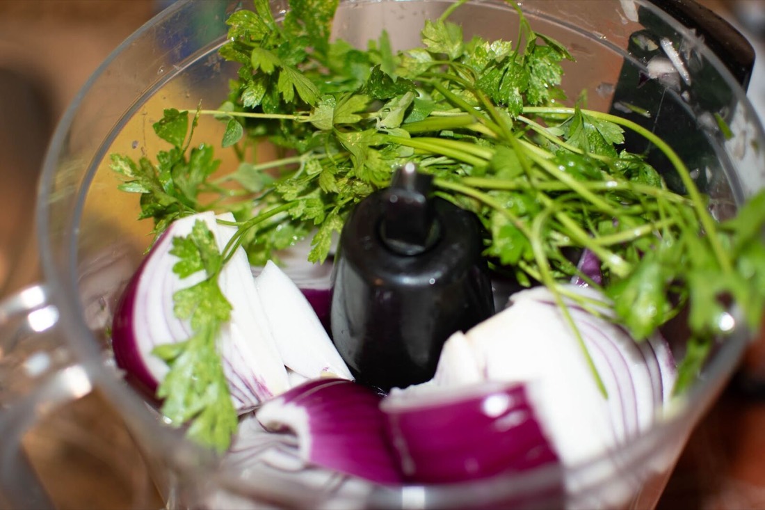 Red Onion and Cucumber Mediterranean Sumac Salad